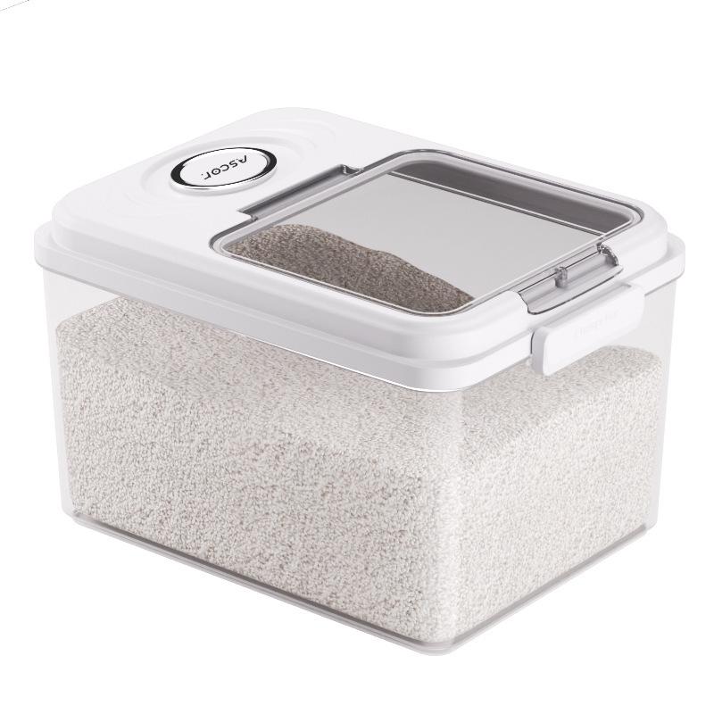 Large Rice and Flour Storage Bin: Sealed, Insect-Proof, Moisture-Proof, Food-Grade.