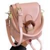 2024 New Fashion Horse Buckle Handbag Women's Shoulder Bag Urban Simple Style