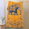 Extra Large Cotton Gauze Cartoon Bath Towel - Soft, Quick-Drying for Adults & Kids