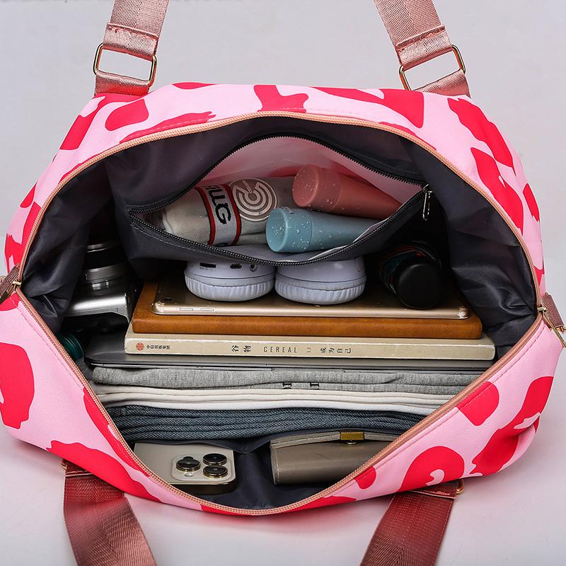 Travel Bag Dry and Wet Separation Sports Shoulder Bag Yoga Fitness Bag Large Capacity Luggage Storage Bag