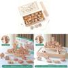 Wooden Animal Balance Seesaw With Building Blocks For Toddler Educational Play