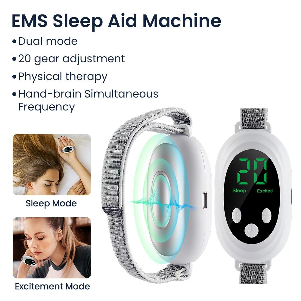 Intelligentes Handheld-Schlafmassagegerät - Tiefschlafhilfe, Gerät zur Linderung von Schlaflosigkeit und zur Stressreduzierung