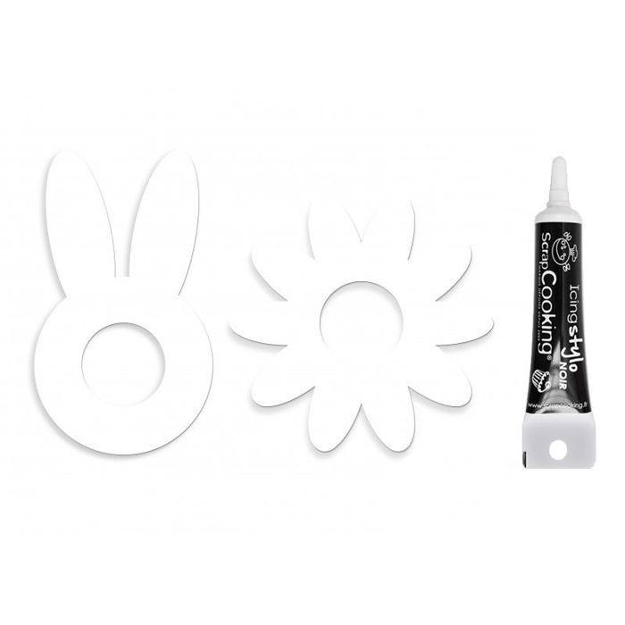 Coffret Nature cake + Stylo de glaçage noir