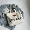Large Capacity Tote Bag Women's Shopping Bag Letter Print Commuter Student Shoulder Bag