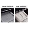 Car Interior Non-Slip Silicone Wireless Charging Pad Mat for Zeekr 7X 2024 2025 Accessories in White Black Grey