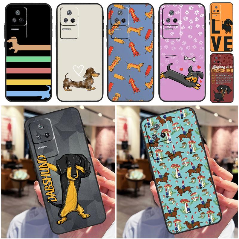 DACHSHUND Case For Xiaomi 13 14 15 Ultra 11T 12T 13T 14T Pro POCO X7 Pro X3 X5 X6 F5 F6 M6 Pro Coque