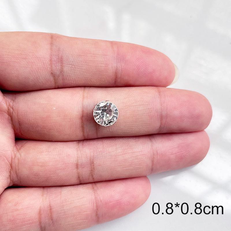 

White Hot Rhinestone Iron-On Crystal Sticker for DIY Jewelry and Shoe Decoration