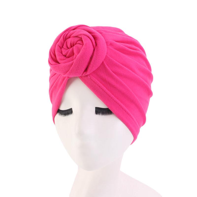 New Donut Turban Caps For Women Stretch Hijab Cap Muslim Soft Cotton Headscarf Bonnet Hat Ladies Headband Turbans Headwrap