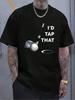 T-shirt Drôle I'D Tap That Balle de Golf pour Joueurs de Golf Unisexe