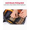 KEMIMOTO Motorcycle Rear Fender Tail Bag 6L Dirt Bike Enduro Tool Roll Bags Universal Storage Fit For Adventure Off Road Bike Motocross Dual Sport