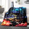 Darkness Light Clash Blanket Soft Throw Blanket For Home Bedroom Bed Sofa Travel Office Solid Christmas Blanket