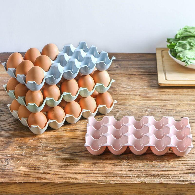 Egg Storage Rack Multi Layer Kitchen Organizer Easy Clean Egg Tray for Home Refrigerator Use