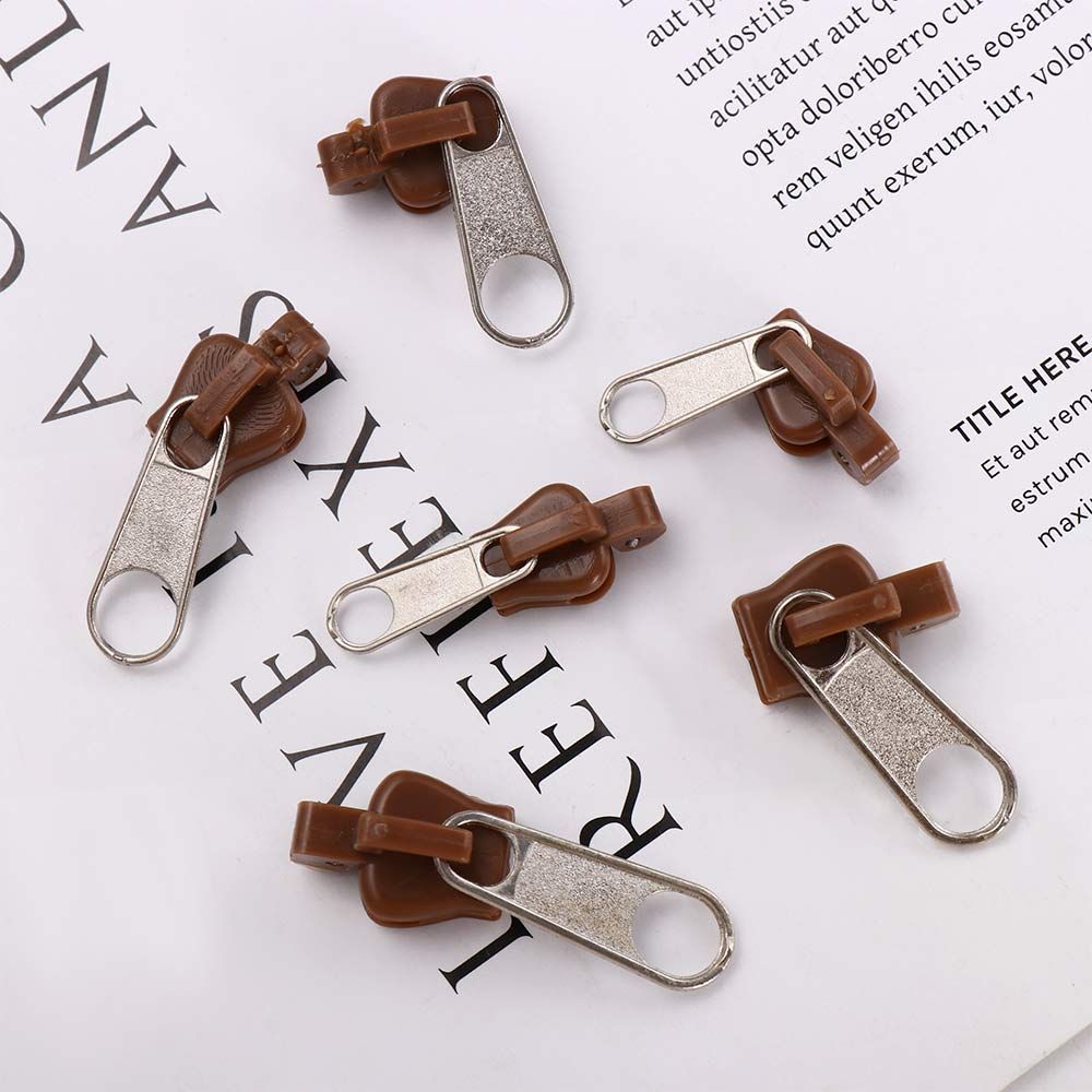 6pcs/set Universal Jackets For Sew Repair Kit Replacement Slider Teeth Fixer Fastener Zipper