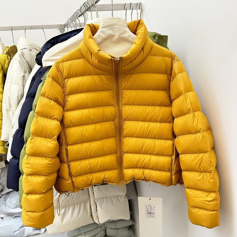 2026 Womens Slim Fit Puffer Jacket Casual Korean Style Stand Collar Winter Coat Petite Girls