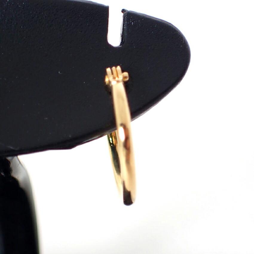 [Used] K18 Hoop Earrings/g513-61