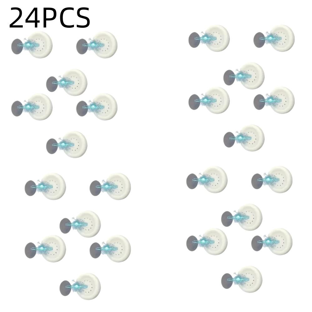3/6pcs No Drill Magnetic Remote Holder - Wall Mount for TV/AC/DVD Remotes White Space-Saving Design Cup Holders 5