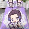 Anime Demon Slayer 3D Printed Duvet Case Pillowcase Bedding Set Twin Full Queen Size For Bedroom Decor