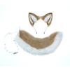 Handmade Plush Shiba Inu Dog Ears Headband Tail Set Cosplay Anime Convention Costume Accessory