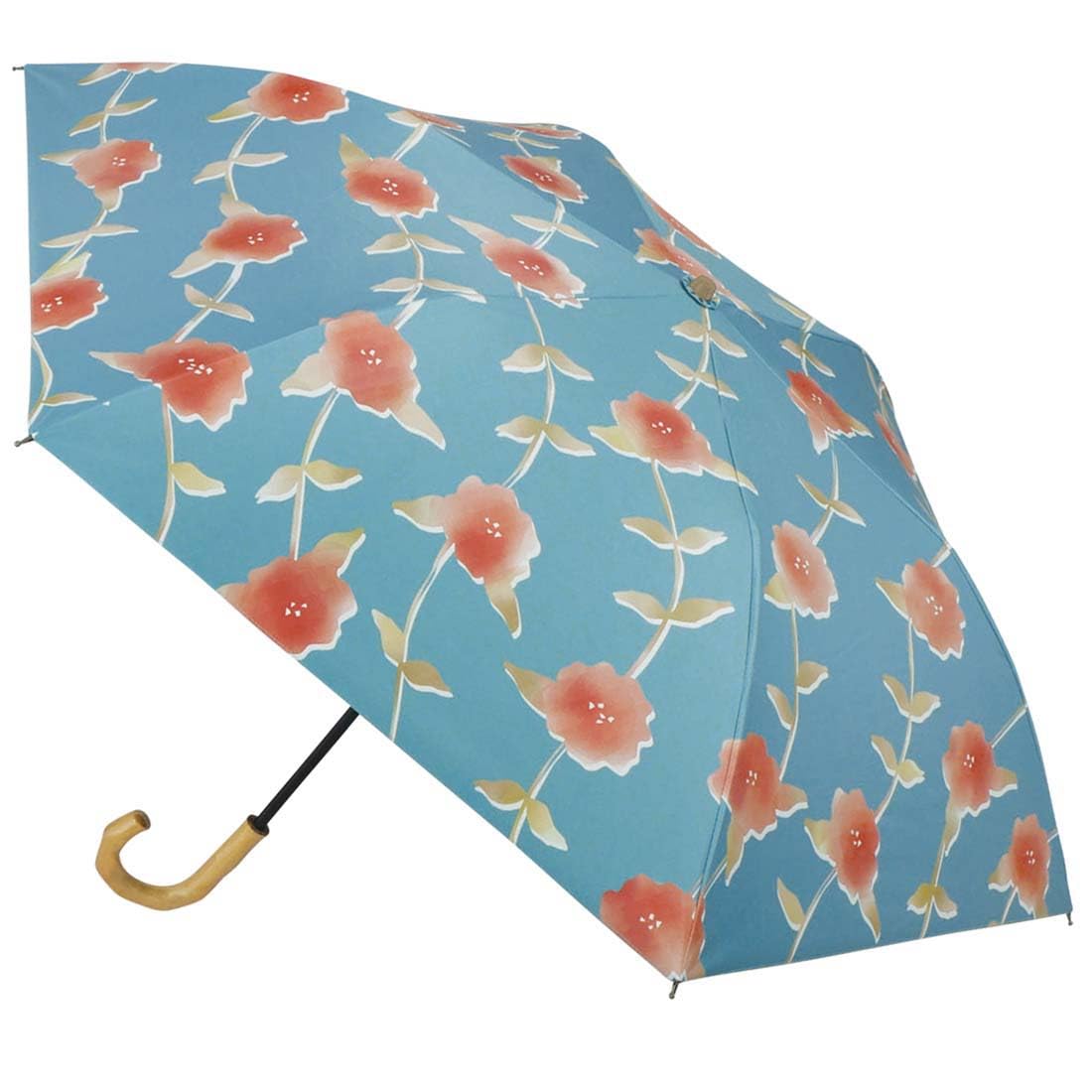 

Santos wacco Folding Camellia 50cm Ribs 2-Stage Umbrella, Design, [JK-151]