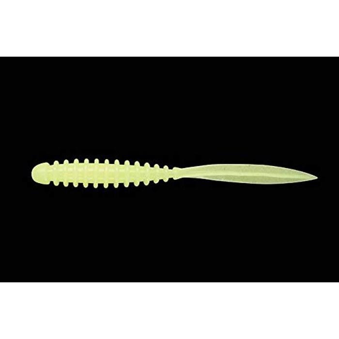 JACKALL Pekering Worm 2.5 inch Glow Chartreuse