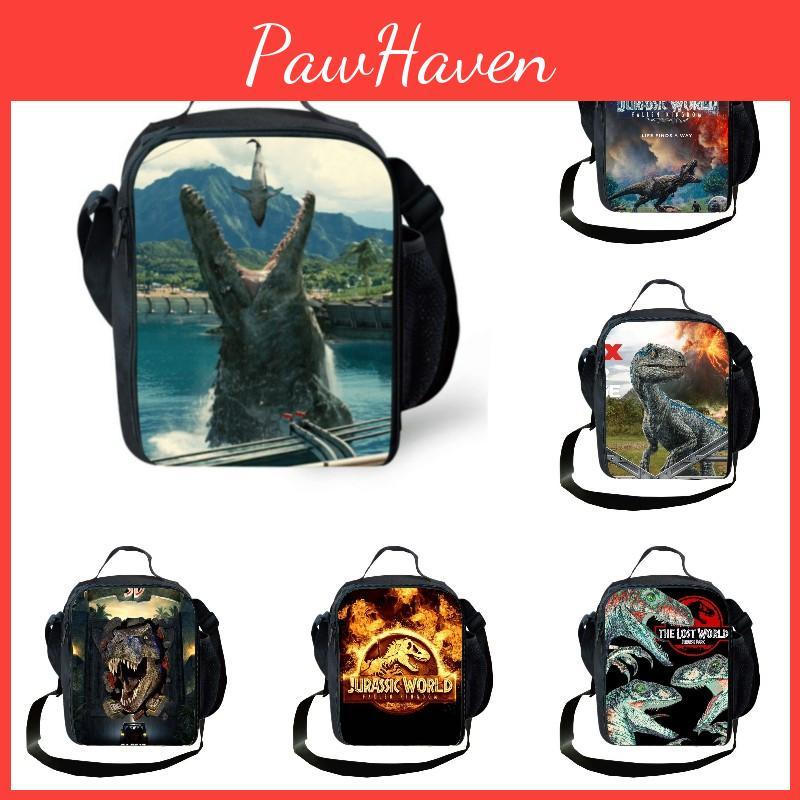 Jurassic Park Dinosaur 3d Lunch Bag For Kids With Tyrannosaurus Rex Print