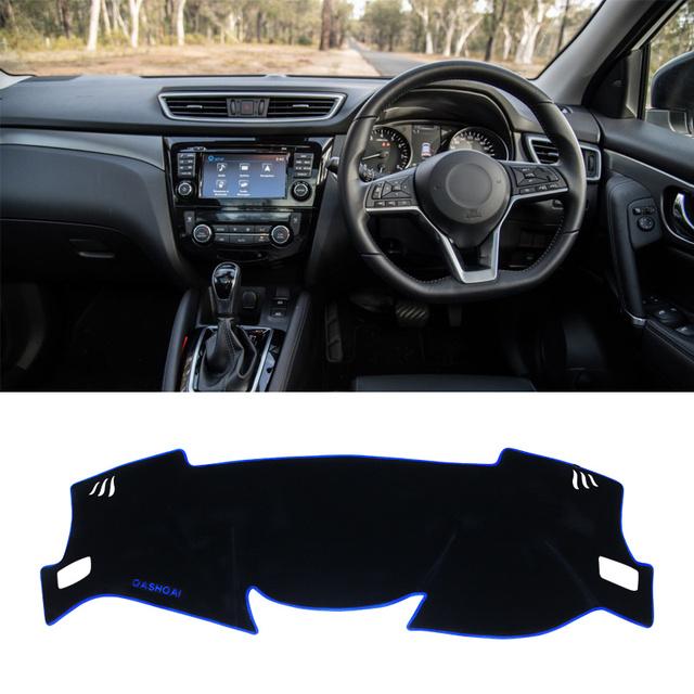 Car Dashboard Avoid Light Sun Shade Pad Cover Mat Carpets Anti-UV For  Qashqai J11 2014-2017 2018 2019 2020 Accessories