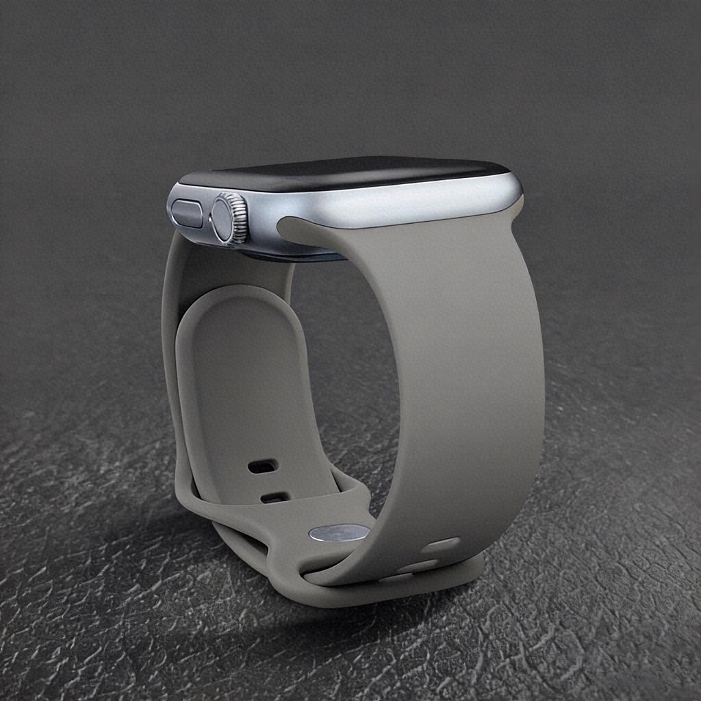 Sport Silicone Strap For Apple Watch Bands 44mm 46mm 42mm 45mm 41mm 49 40mm Correa Bracelet iWatch series 10 11 9 8 7 ultra 3 SE