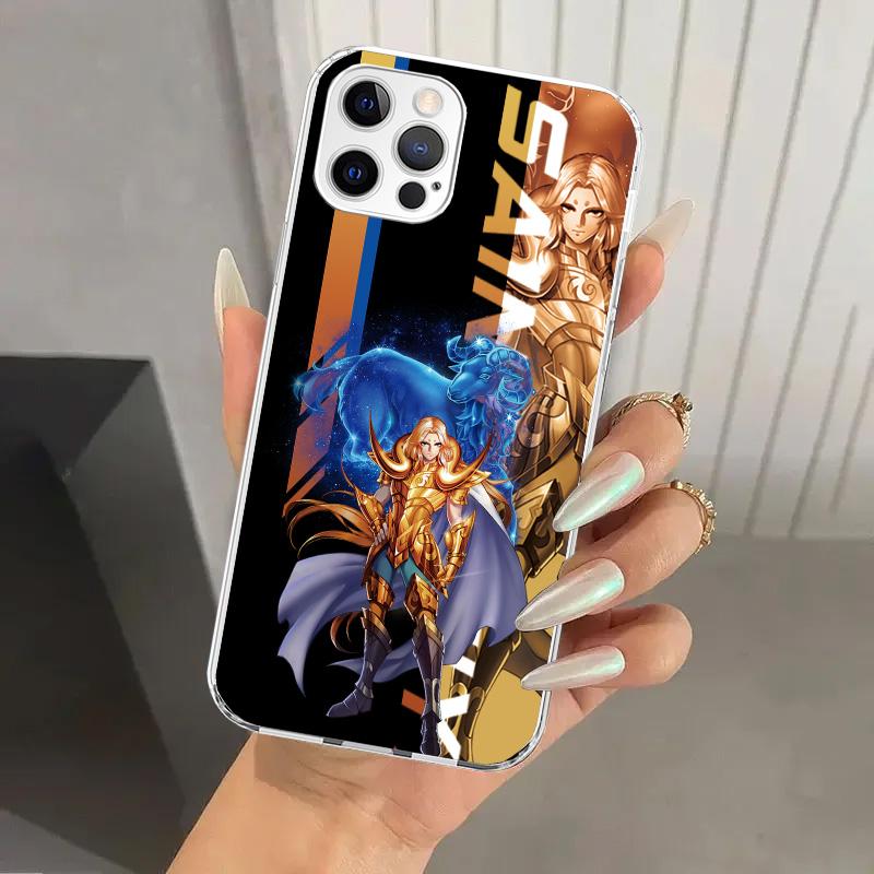 Anime Saint Seiya Phone Case for Iphone 17 Air 16 15 Plus 14 13 Mini 12 11 Pro Max 16E 7 8 SE 2020 Soft Funda Print Shell 16 15