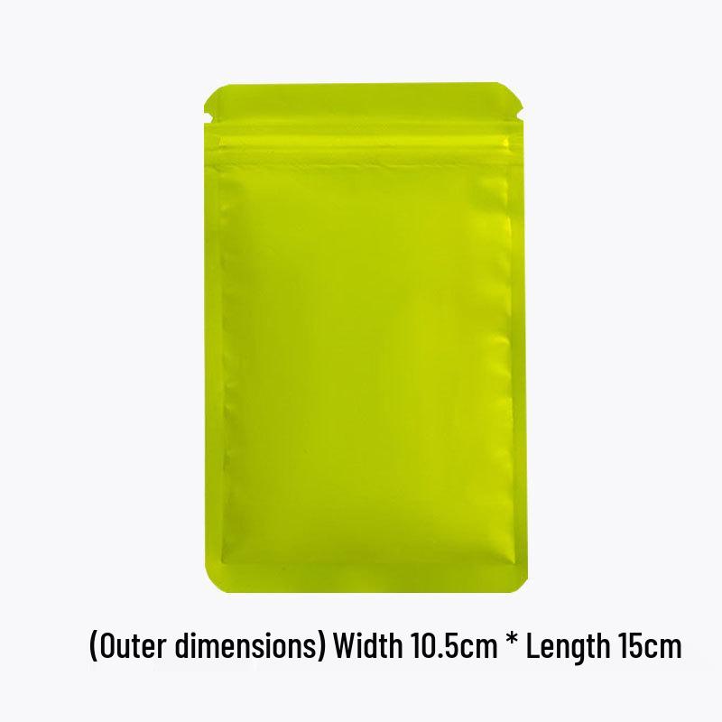 Double-Sided Frosted Aluminum Foil Self-Sealing Opaque Packaging Bag for Colored Ornaments