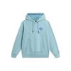 Li-Ning Geometric Pattern Hooded Pullover Sweatshirt Men Sweatshirt Fish-Eye-Blue AWDTE33-2