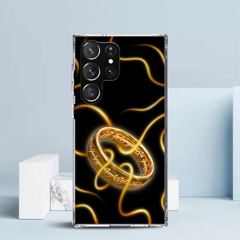 The L-Lord of The R-Rings Soft Cover for Samsung Galaxy S25 Edge S26 S24 S23 Ultra Phone Case S22 S21 Plus S20 FE Print Pattern
