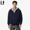 :CHOCOOLATEit Men's Loose Fit Hooded Cardigan Sweatshirt
