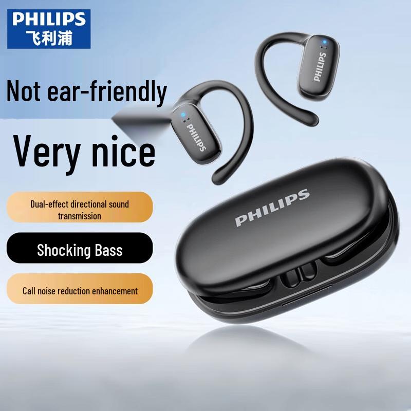 Philips TAT3708 Open-Ear Clip-On Bluetooth Sports Headphones