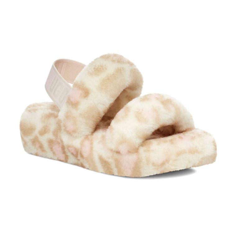 UGG Oh Yeah Plush Sport Sandals Women Sandals White 1120920-WHT