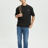 Calvin Klein Hero Series Embroidered Cotton Loose Short Sleeve T-Shirt Men Tops Black 40HM229-001