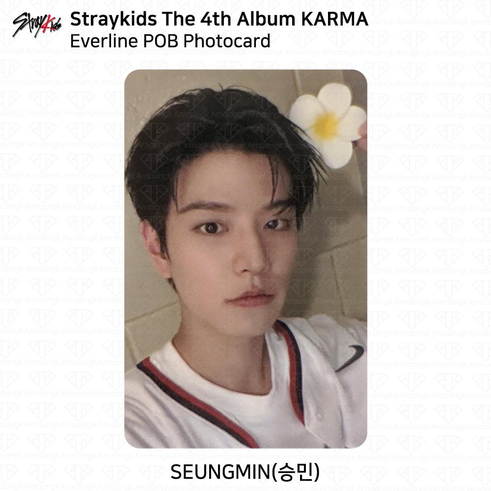 Stray Kids Das 4. Album Karma Everline POB Fotokarte KPOP K-POP SKZ