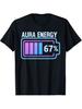 Funny Gen Alpha Meme Aura Energy 67 Graphic Unisexs T Shirt Cotton Unisex Streetwear Loose Oversized Tee Summer Spring Oneck Top