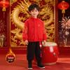 Children's Red Hanfu Tang Suit for Boys - Chinese Style New Year Outfit