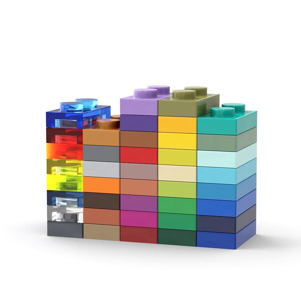 50buc MOC 3023 Placă 1 x 2 High-tech Cărămizi Compatibile DIY Asamblare Blocuri de Construcție Particulă Jucărie Creier Cadou Puzzle Copil