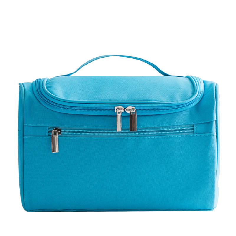 Travel Makeup Bag With Large Capacity And Waterproof Oxford Fabric For Cosmetics And Toiletries