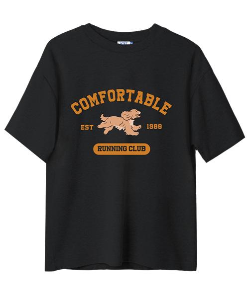Entity Running Club Dog Short Sleeve T-Shirt Black Black/Xl
