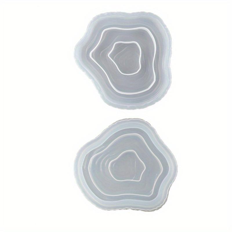 1Pc DIY Mold Cosmetic Tray Dish Storage Non-standard Tree Stump Epoxy Resin Silicone Mold