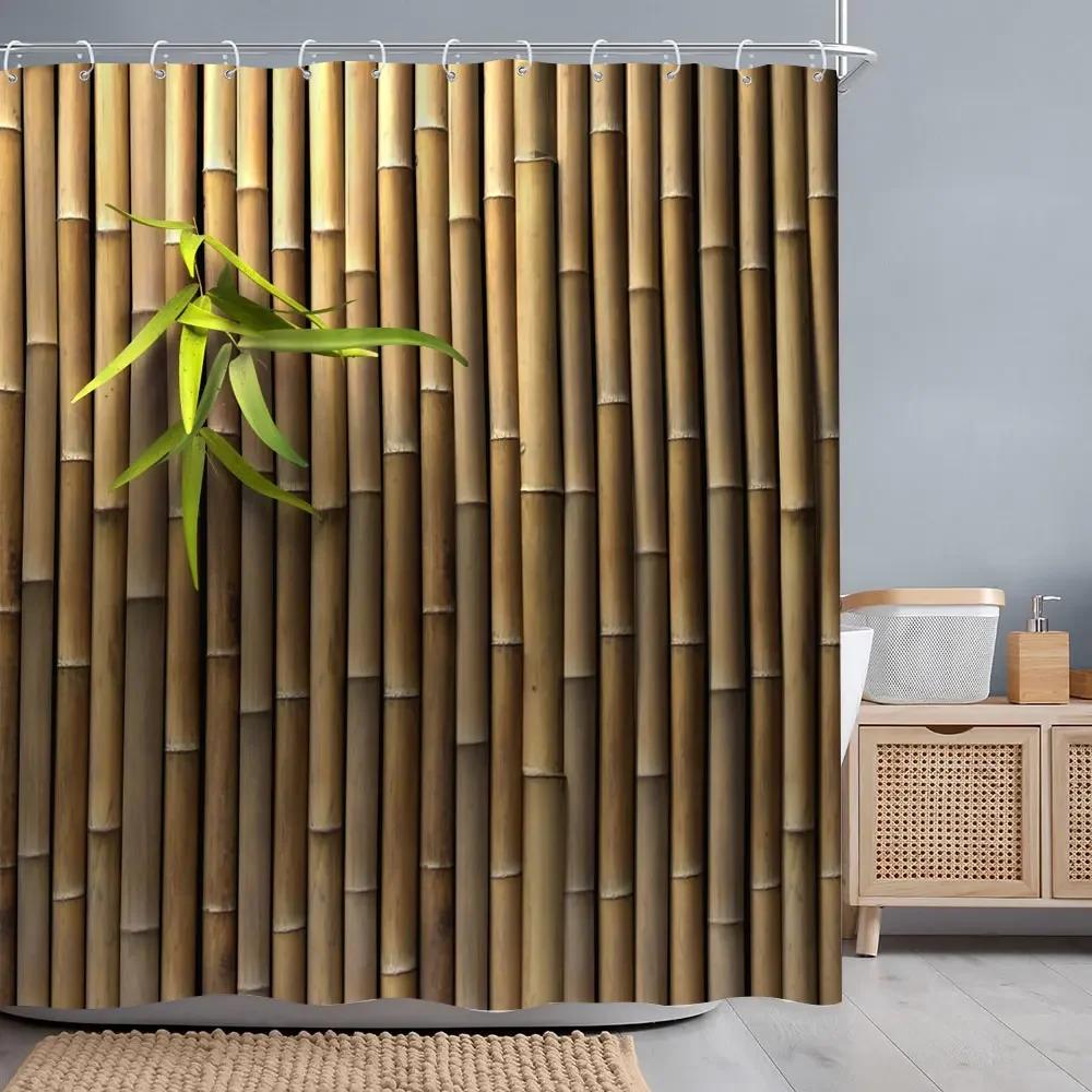 Retro Rustikale Holztüren Duschvorhänge Vintage Bauernhaus Scheune Alte Tür Heimdeko Wasserdichtes Polyester Badezimmer Vorhang Set