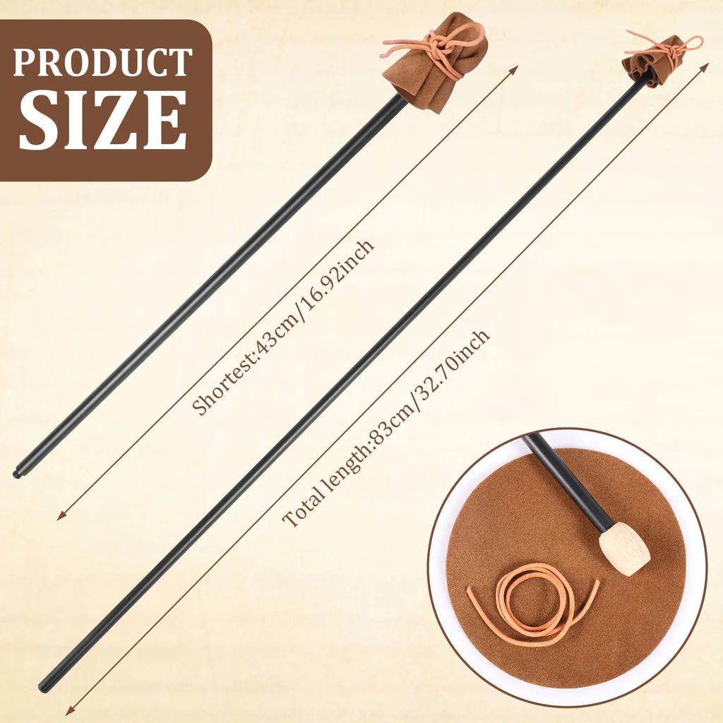 Aluminiumlegering 32-2/3" Konst Mahl Stick Halkfritt Målnings Handstöd Verktyg Stabilt Stöd Oljemålning Mahl Stick för Konstnärer