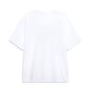 Li Ning Sports Fashion Series Logo Letter Round Neck Comfortable Versatile Breathable Loose Short Sleeve T-Shirt Unisex T-Shirt White AHSUC07-2