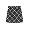 Girl Winter Plaid Aline Skirt With Stretch Wool Blend For Casual And Fashionable Looks