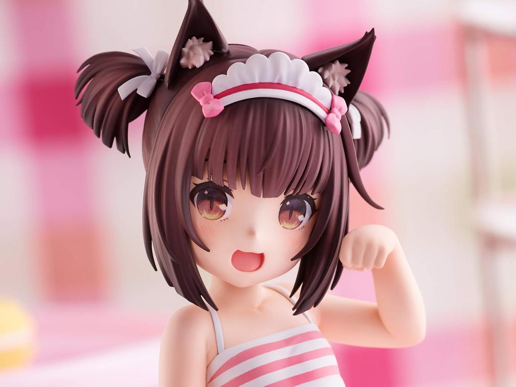 PM Office A Nekopara Chocolat Kitty Scale PVC Painted Complete Figure PF140 ~Pretty Style~ 1/7