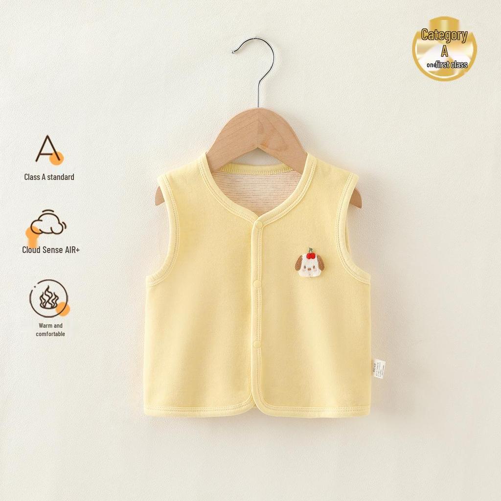 Infant A-Class Wool Silk Vest - Spring & Autumn Warm Outerwear