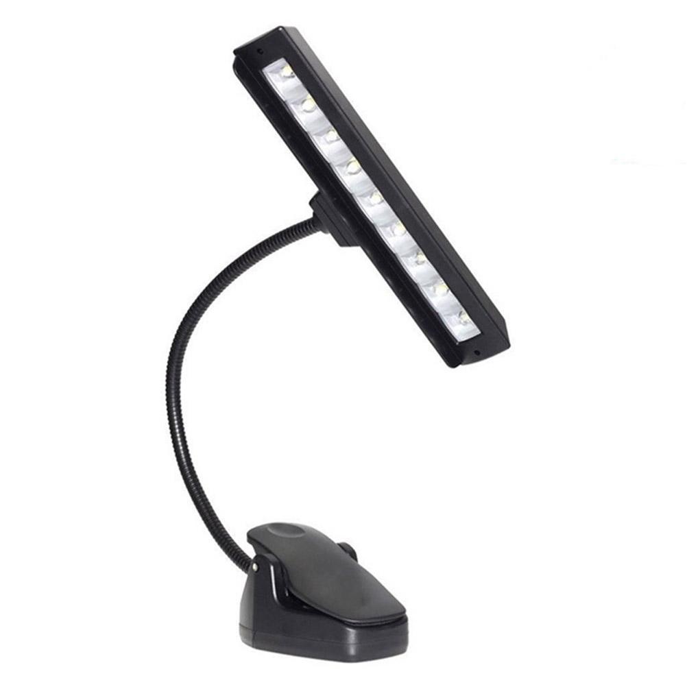 Buy 1pcs LED Clip Lamp Battery Operated USB Rechargeable Rading Lamp Table Light for Dormitory