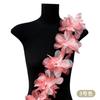 Colorful Gradual Change Gauze Three-Dimensional Flower Clothing With Shoes, Hats, Bags, Children'S Clothing Accessories, Decorative Flowers